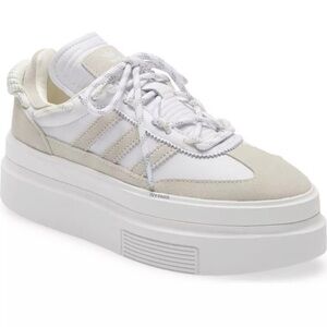 Adidas X Ivy Park Super Sleek 72 Platform Sneaker Off White/White Women’s 9 New